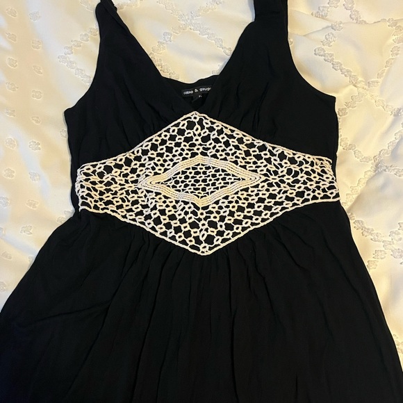 Womens cable and gauge maxi dress - Picture 1 of 3